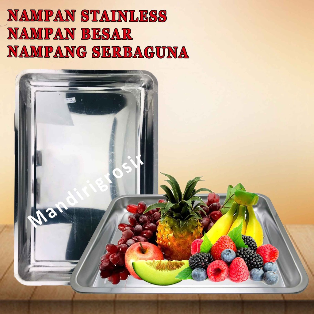 Nampan Besar* Nampan Stainless* Nampan Serbaguna