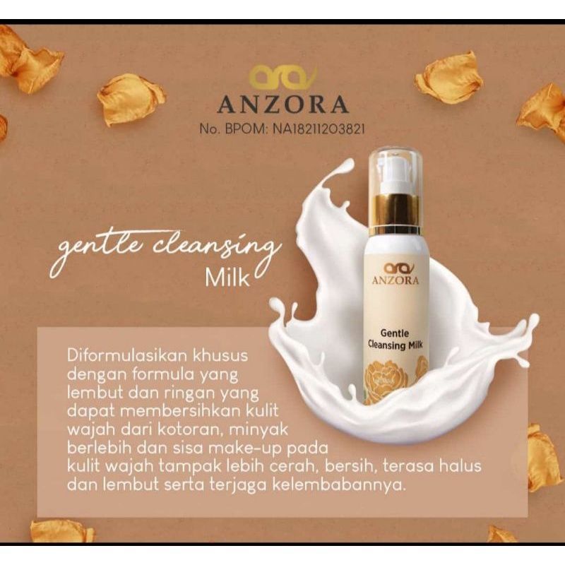 anzora gentle cleansing milk - anzora gentle cleanser milk - anzora Skincare - anzora milk - anzora milk cleanser - anzora milk cleanser - anzora double cleansing - anzora double cleanser - gentle milk cleanser - gentle milk cleansing - anzora cleansing