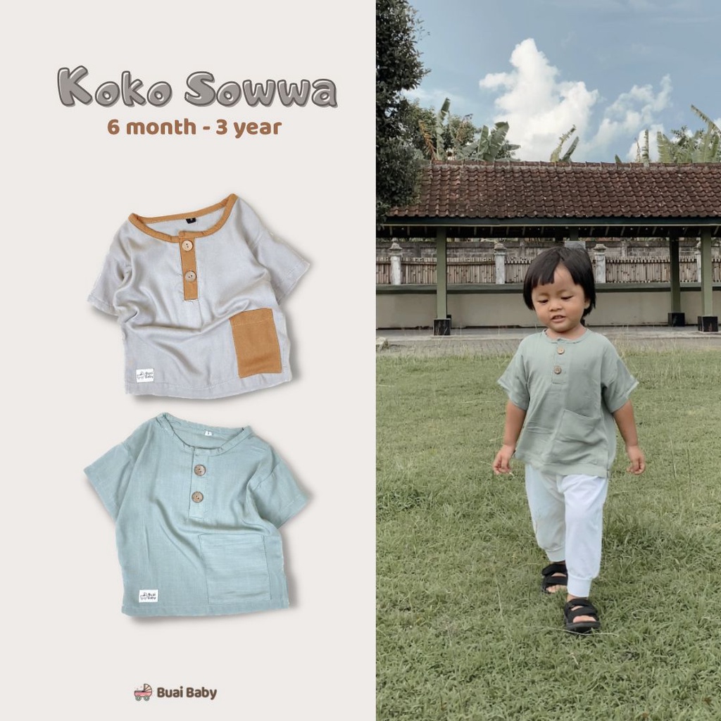 Buai - Koko Sowwa Raya Series Bahan Rayon Nyaman &amp; Adem