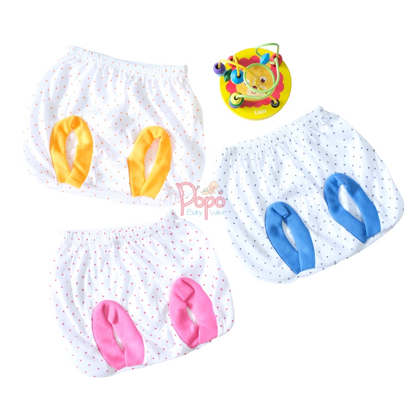 1pcs Celana Pop Bayi/ Celana Kacamata Bayi (ECERAN)