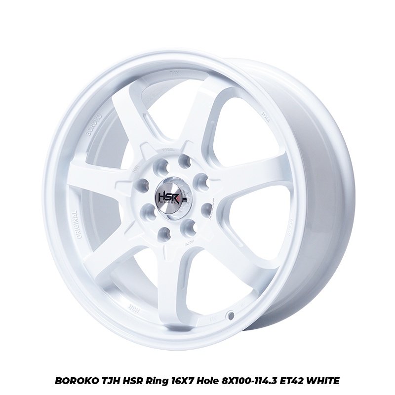 PAKET VELG PLUSH BAN ORIGINAL HSR BOROKO TJH R16 + BAN 205 55 R16