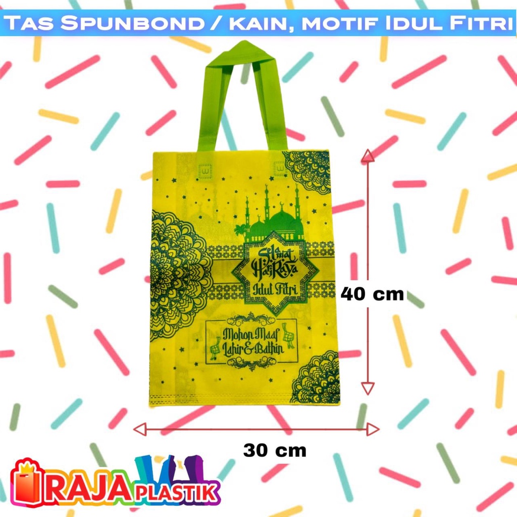 

Tas Kain Idul fitri 30x40cm / Tas Kain Lebaran 30x40cm