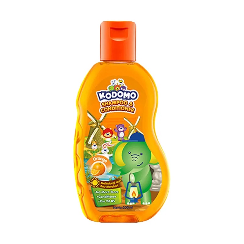 KODOMO Shampo &amp; Conditioner Gel Kids Botol / 100ml / 45ml