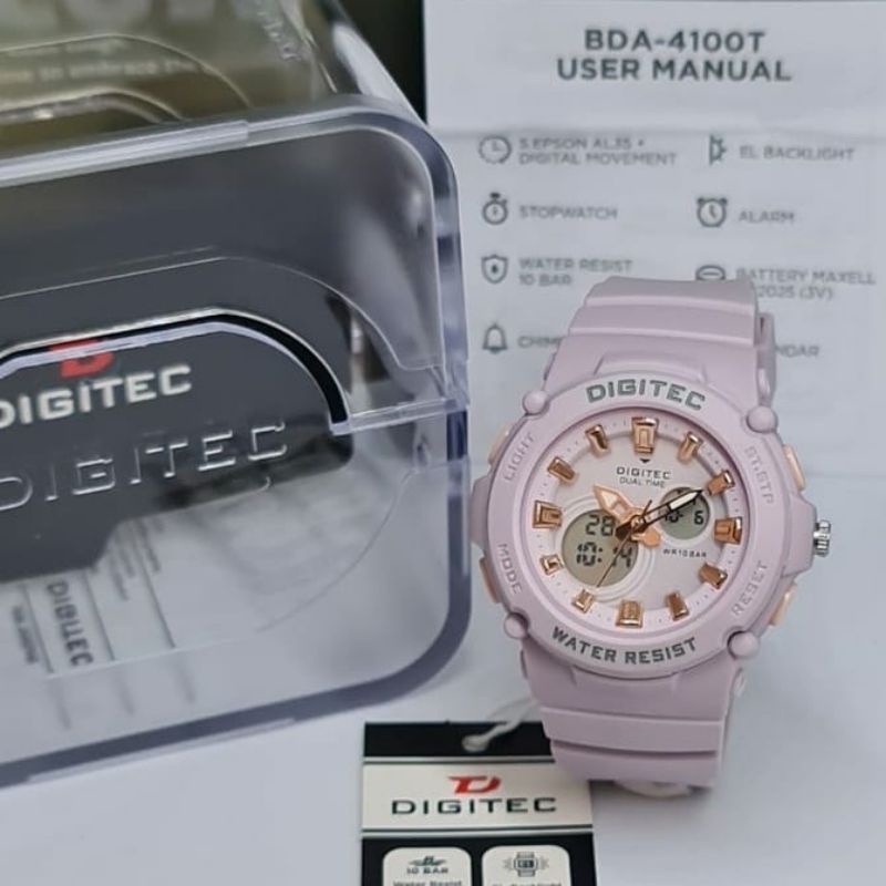 DG 4100 ORIGINAL JAM TANGAN WANITA DUALTIME GARANSI