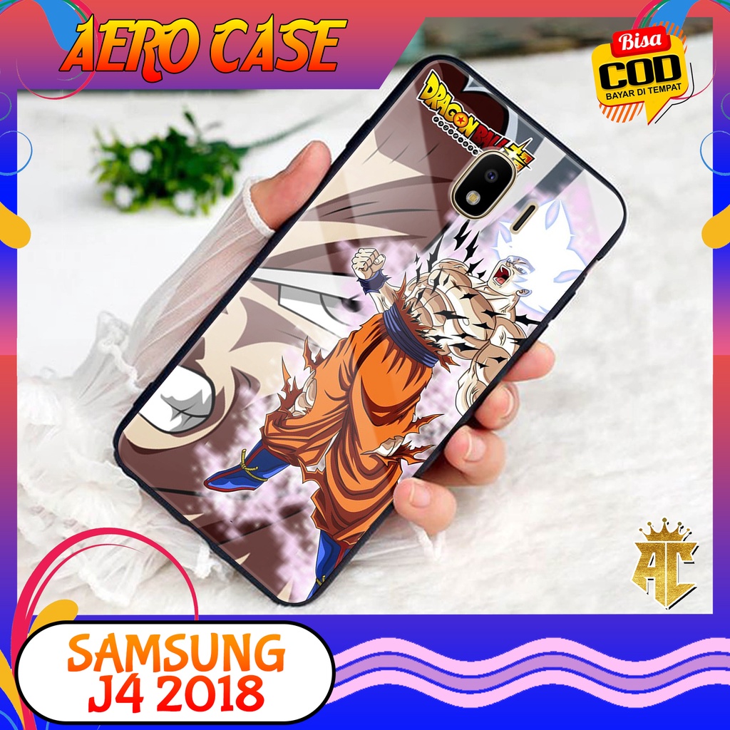 CASE SAMSUNG J4 2018 - Casing SAMSUNG J4 2018 Terbaru AERO STORE [ MOTIF DRGNBALL ] Silikon - Case H