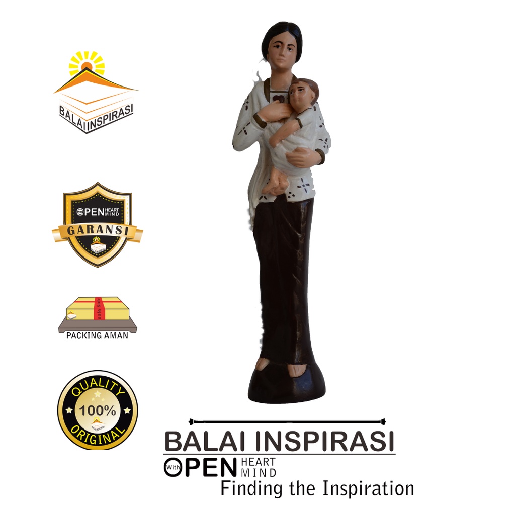 Patung Bunda Maria Jawa 20 Cm