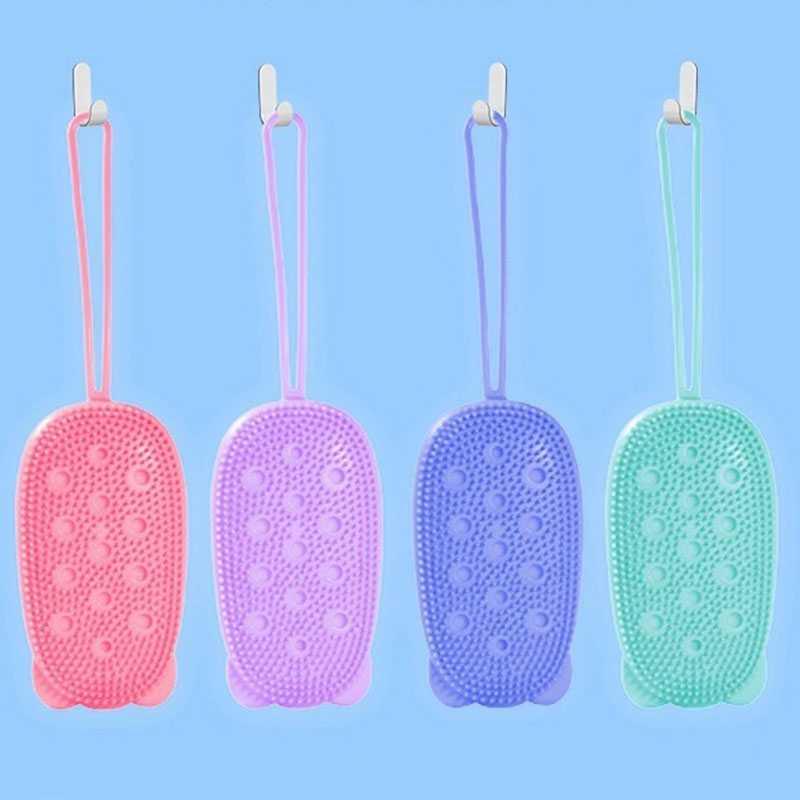 Sikat Mandi Badan Bath Double-Sided Massage Scalp Silicone Brush - BB995