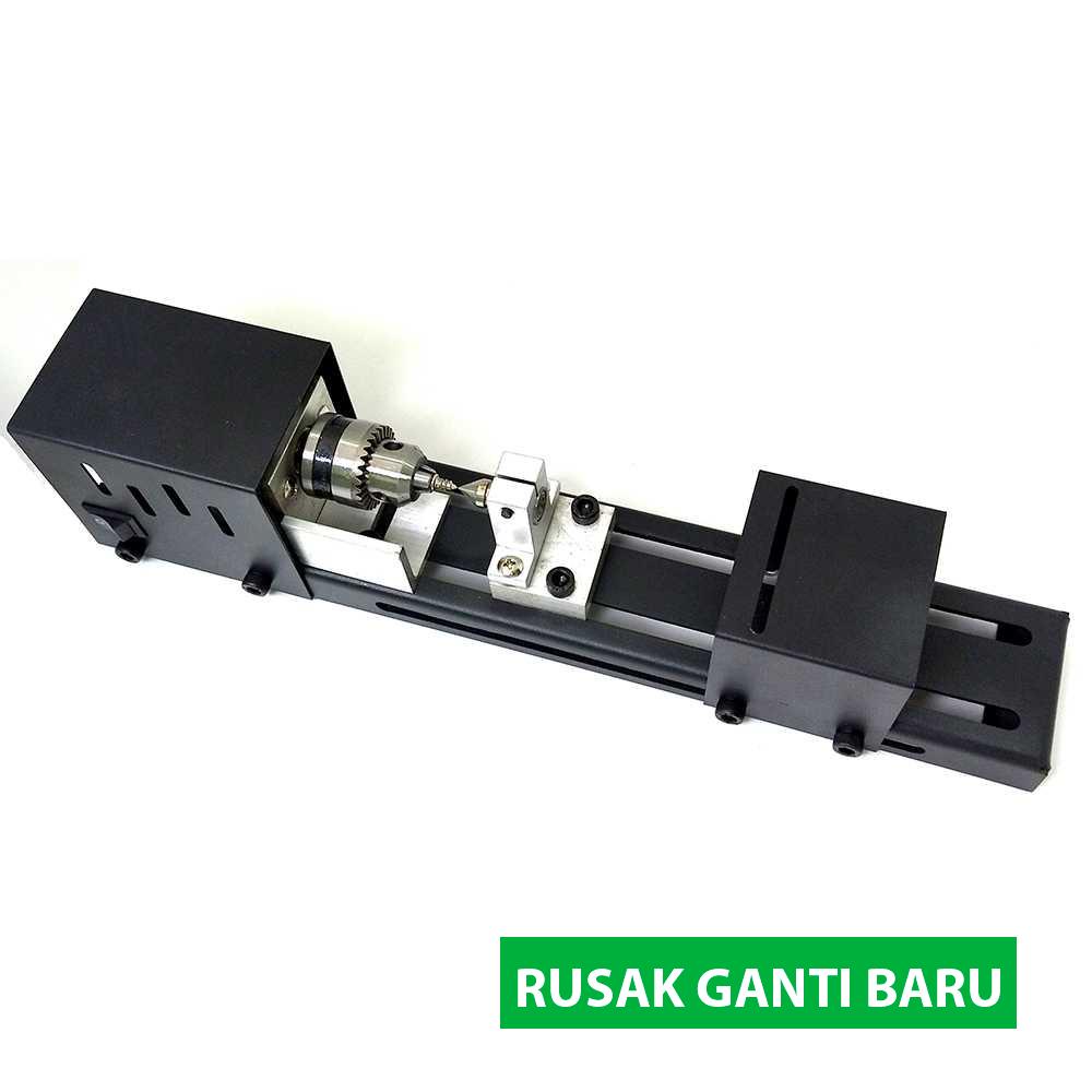 

(BISA COD!!!) OSSIEAO Mesin Bubut Mini Lathe Wood Metalworking DIY 96W - LXGD-CC