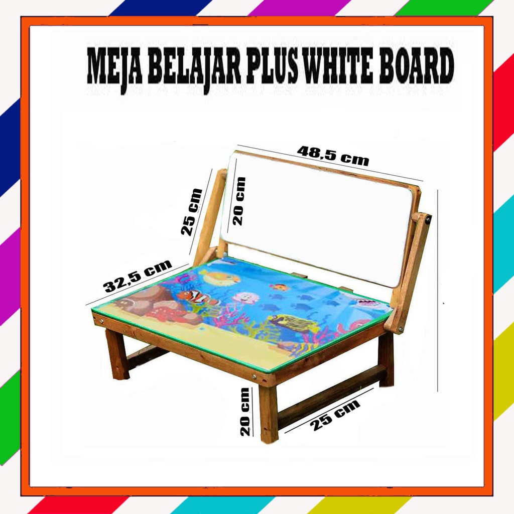 

Meja belajar whiteboard bonus spdol