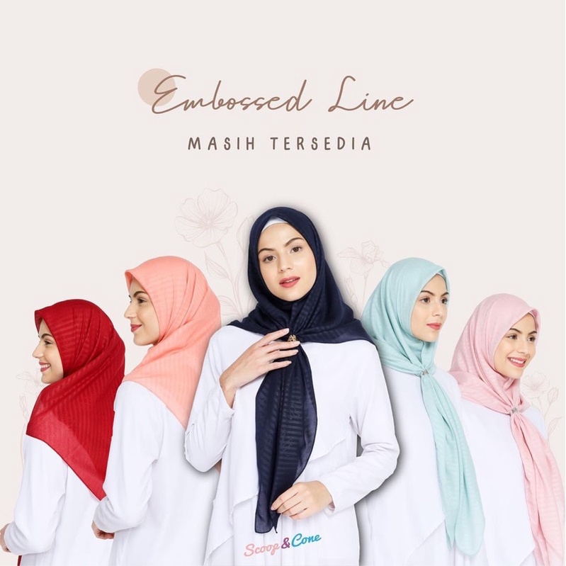 Scoop&Cone-Monel-Hijab Scoop&Cone-Hijab original-Hijab Polos Original-Hijab Kekinian-Jilbab Wanita-F