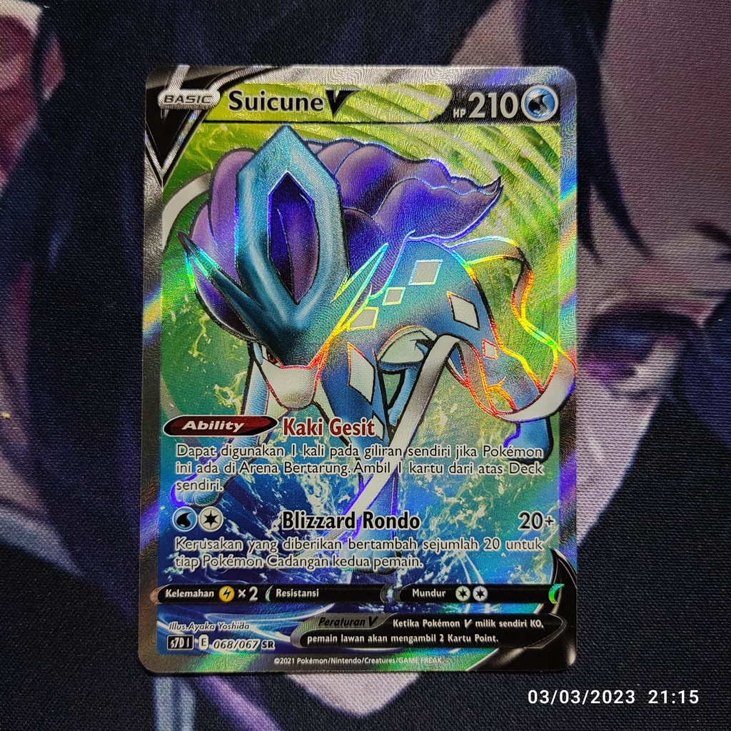 pokemon (ID) suicune v - S7D 068/067 - SR