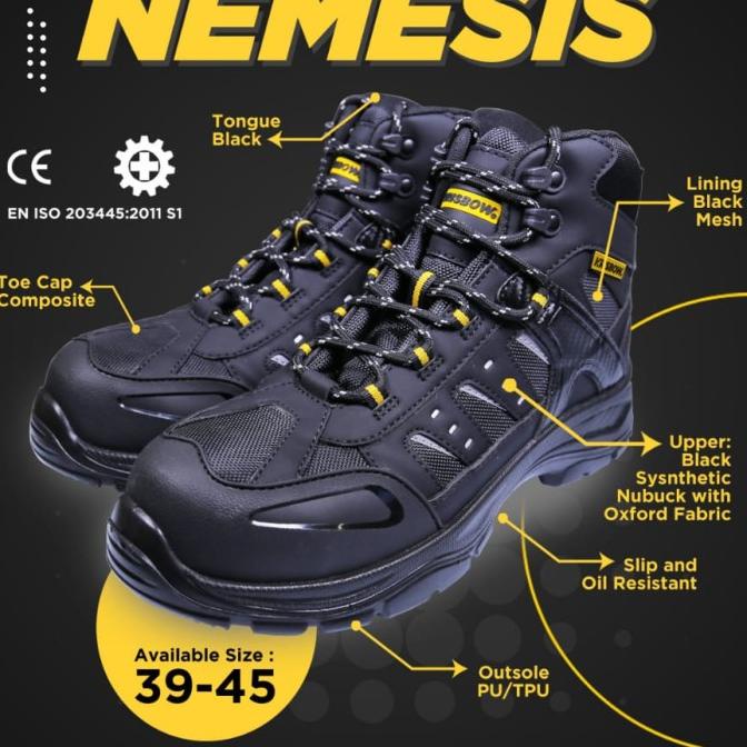 Sepatu safety shoes KRISBOW NEMESIS original
