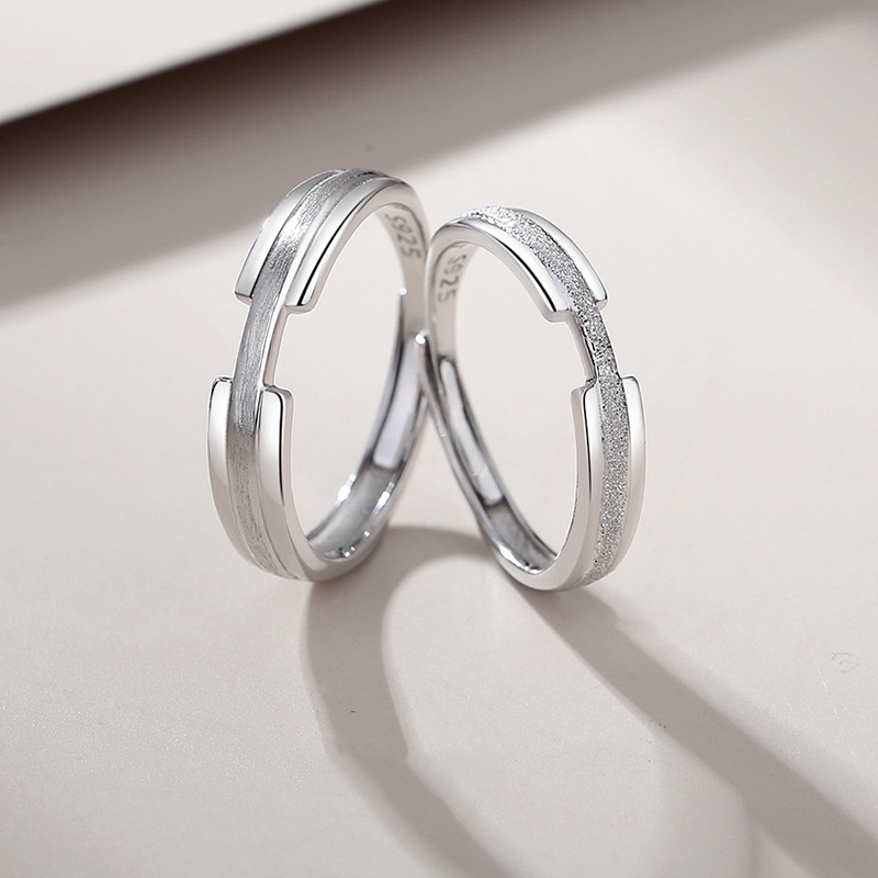 Cincin couple Sterling silver S925-JIAN JIA cincin Pasangan cincin fashion  perak asli S925 Original Arctic Deer