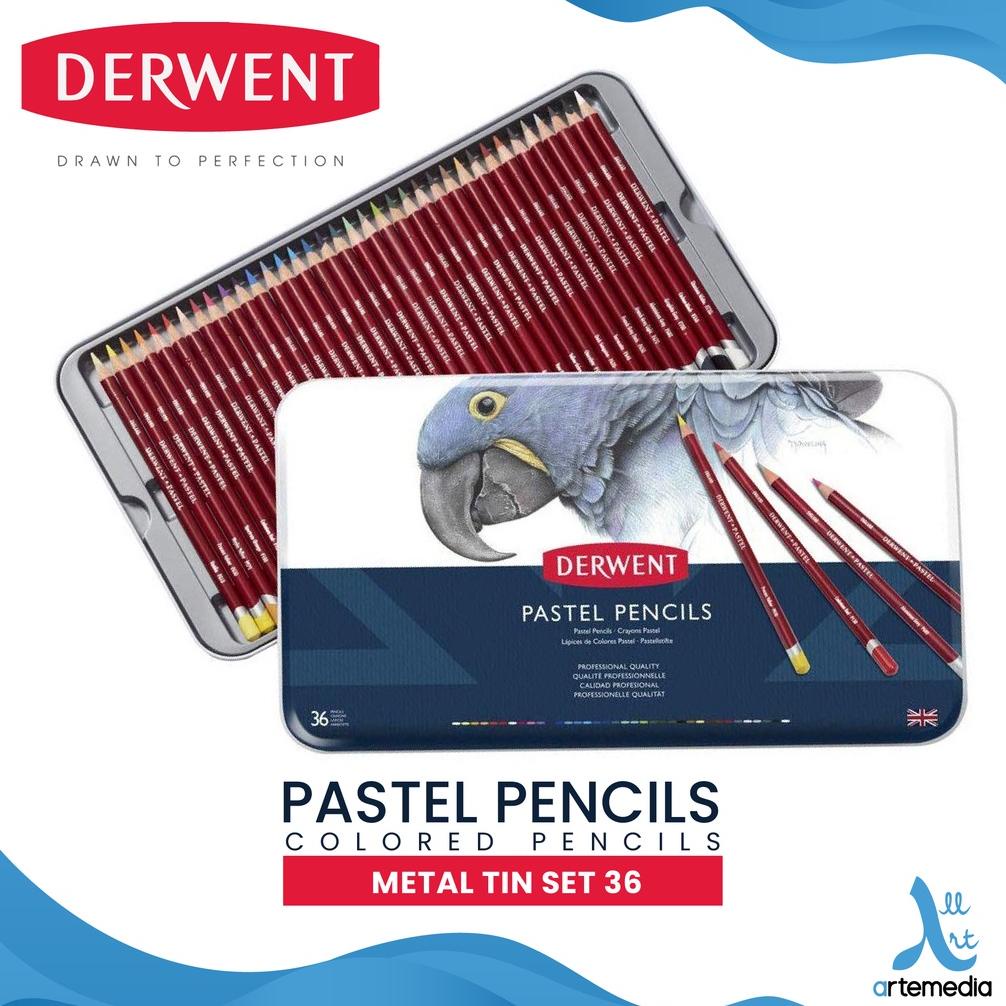 

Pensil Warna Derwent Pastel 36 Pencil Color Metal Tin Set