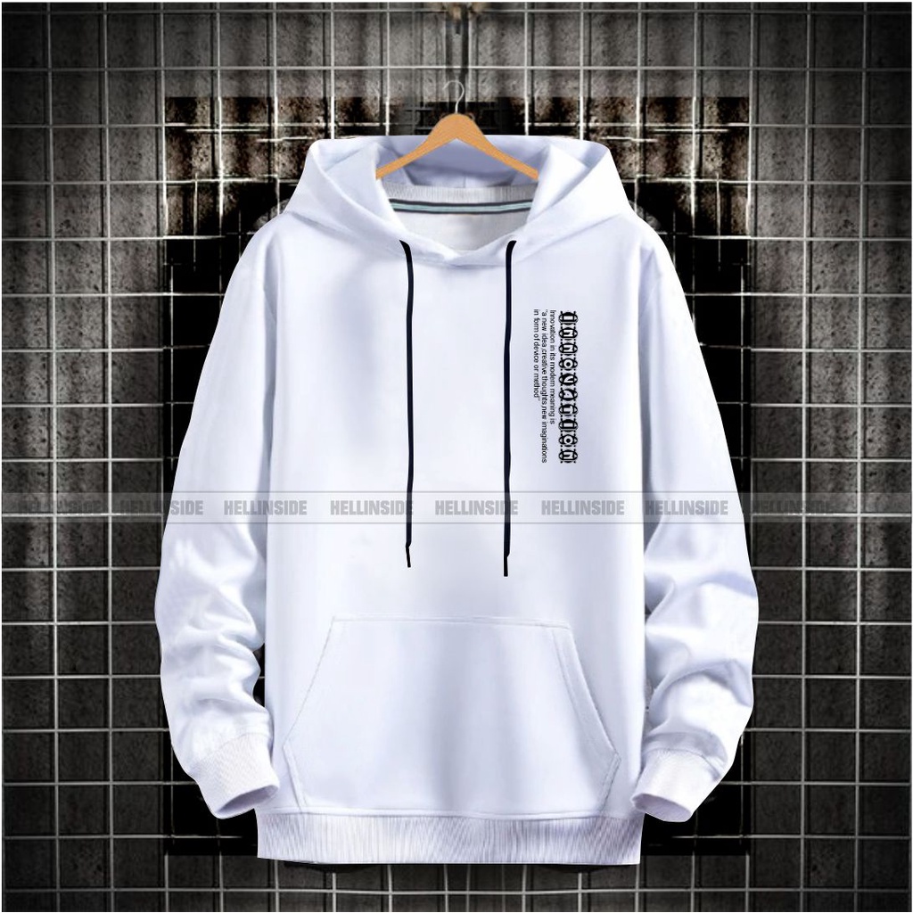 Sweater hoodie pria INNOVATION terbaru / hoodie pria kekinian kwalitas distro