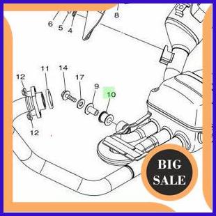 KARET DAMPER KNALPOT YAMAHA BYSON KARBU. BYSON FI INJEKSI. ORI ORIGINAL ASLI YAMAHA 5TP-E4747-00 1M4