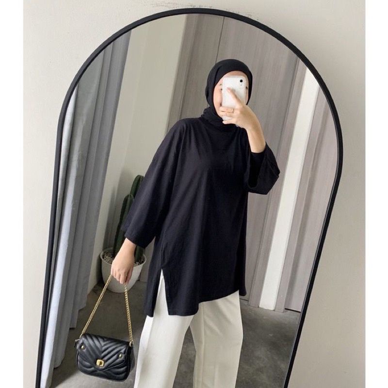 KEYRA TUNIK RIB KNIT OVERSIZE