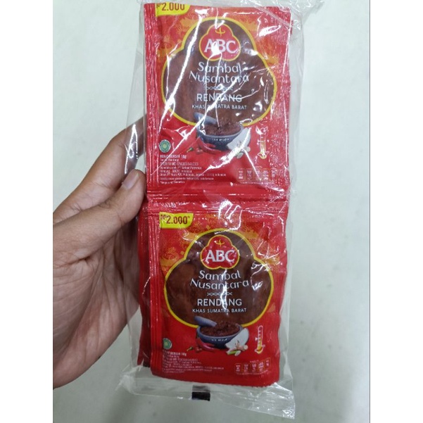 

ABC Sambal Teri | Sambal Rendang | Sambal Hijau 10 x 18 gr