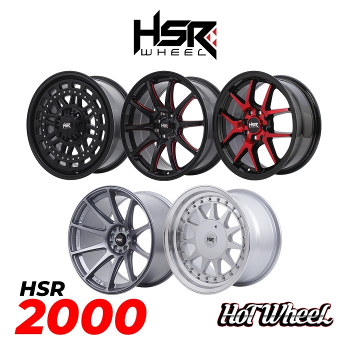 Terlaris Velg Mobil Ring 14 Hingga 22 Hsr Wheel-Hsr2000