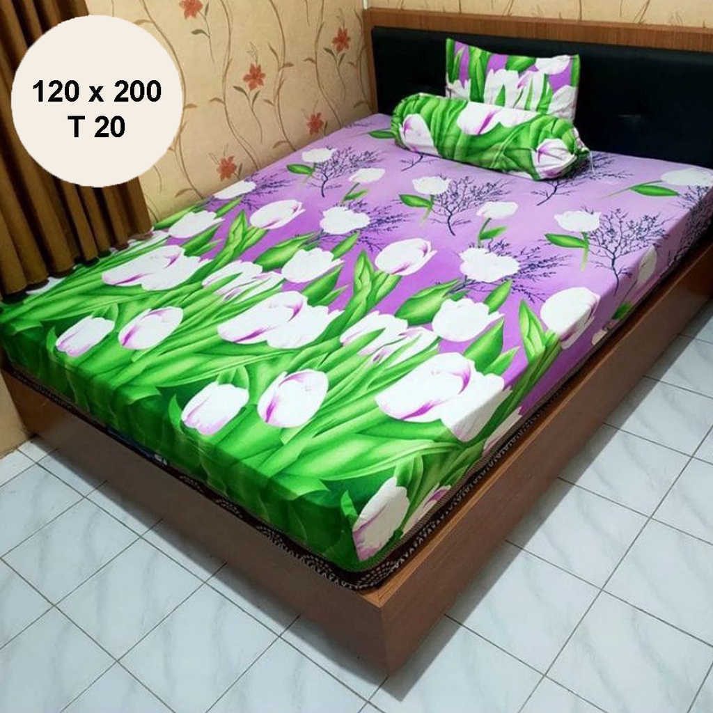 [✅COD] Set Seprei Sprei 120x200 Aneka Motif Dan 2 Sarung Bantal Guling Katun Dekorasi Kamar Perlengkapan Rumah