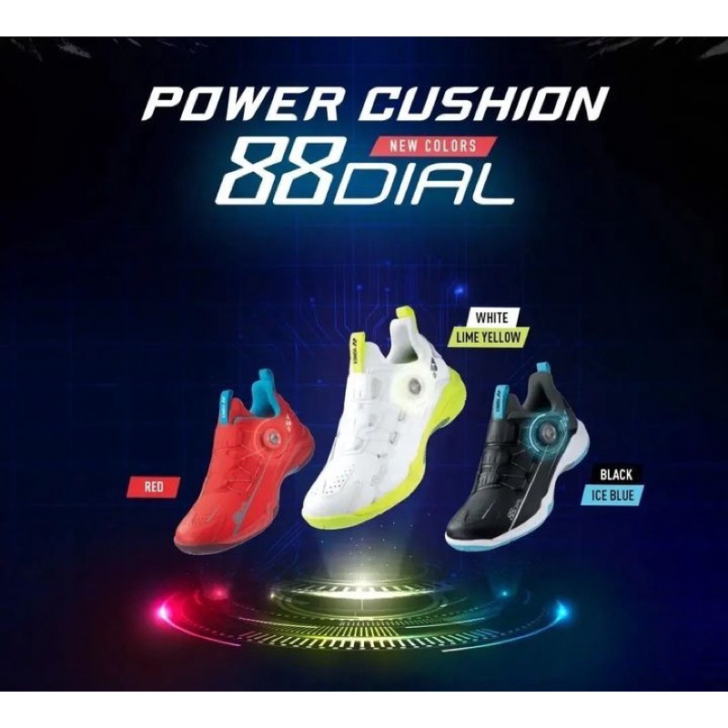 New 2023 Sepatu Badminton Power Cushion SHB Dial 88 2 / Dial 88 II Original