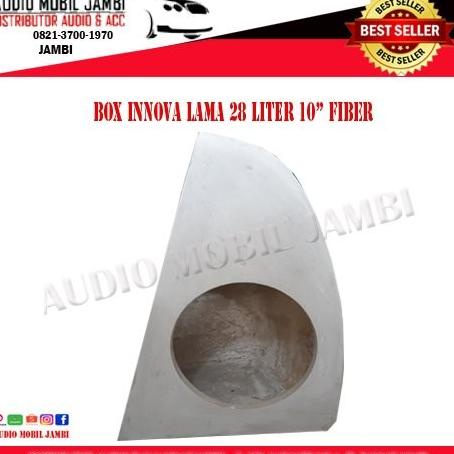 Box Subwoofer Sudut Bagasi Innova Lama 10 Inch Fiber Mentah