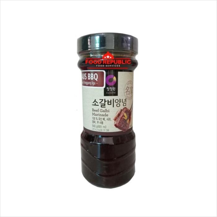 

SAUCE MARINADE BEEF GALBI 840 GR CHUNG JUNG ONE - SAUS MARINASI BBQ
