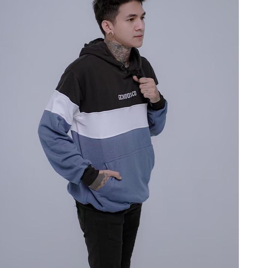 ➣ Jaket Hoodie Motif Sablon Kain Katun Fleece ❈