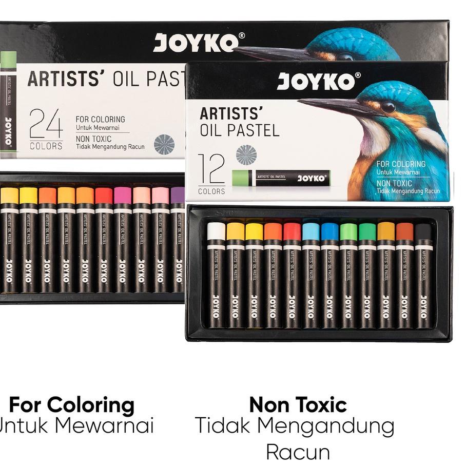 

Import ✨Terbaik✨ Artists Oil Pastel Krayon Minyak Joyko OP-ART Warna Colors !!