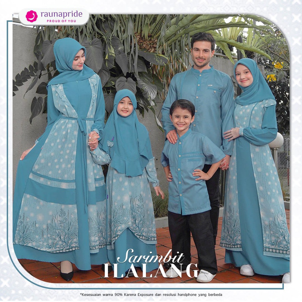 [FAMILY COUPLE] BAJU GAMIS KOKO COUPLE KELUARGA LEBARAN RAUNA TERBARU // SARIMBIT KELUARGA RAUNA // 