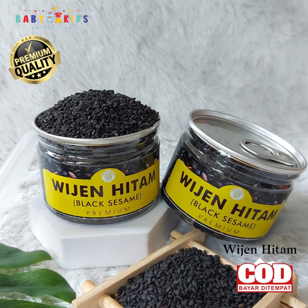 

Can Wijen Hitam Organik Natural Black Sesame Kualitas Premium