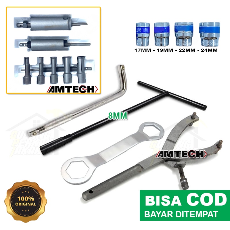 AMTECH PAKET SET CVT TERLENGKAP / TREKER CVT / PAKET CVT / KUNCI CVT / ALAT BUKA CVT / ALAT PASANG C
