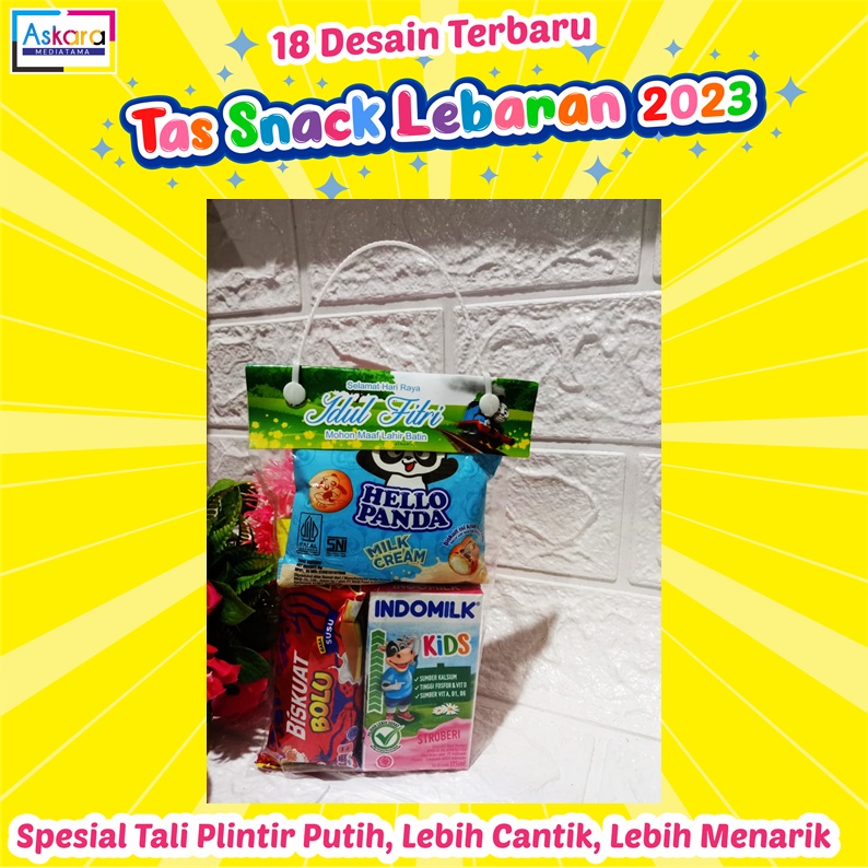 

[ Kereta Thomas isi 10 pcs ] Tas Plastik Snack Lebaran | Kantong THR Anak Kekinian | Amplop Parcel Lebaran Grosir | Tas Parcel Idul Fitri Anak Karakter kartun lucu ukuran 12x20 cm Tali Putih