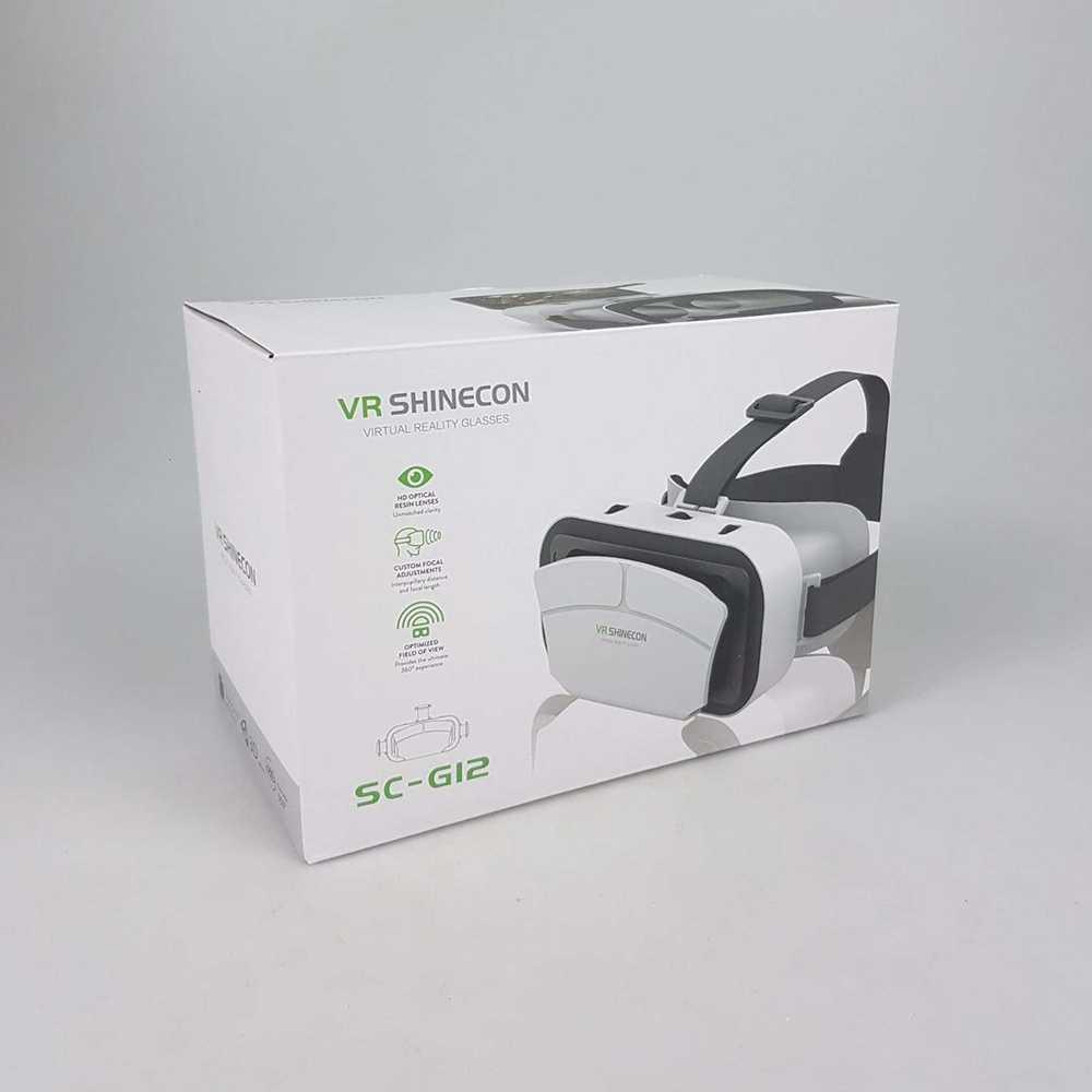 Shinecon VR Box IMAX Giant Screen Virtual Reality Glasses - SC-G12 - White