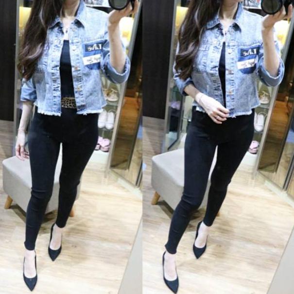 [ART. 2148 Zero~  JAKET JEANS LIVE LOVE