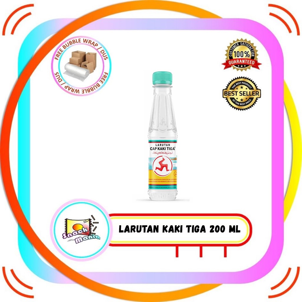 

Larutan Penyegar Cap Kaki Tiga 200 ml Botol