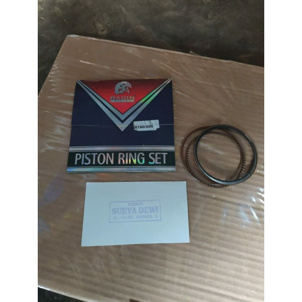 Ring Piston GX 160/GX 200 Standard - Piston Ring Set gx160/gx200 STD - ring piston gx160/gx200 mesin