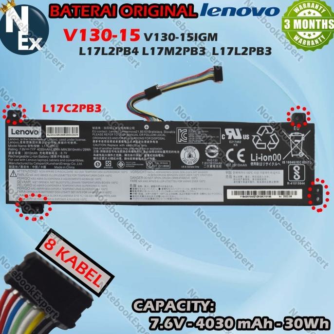 Baterai Lenovo V130-15IGM V130-15IKB V330-15IKB V530-15IKB V530-15IKB