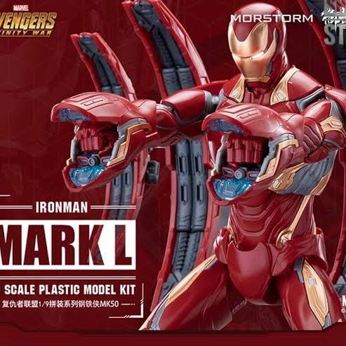 Morstorm Avengers Iron Man Mark L 50 Ironman Reguler Model Kit Figure
