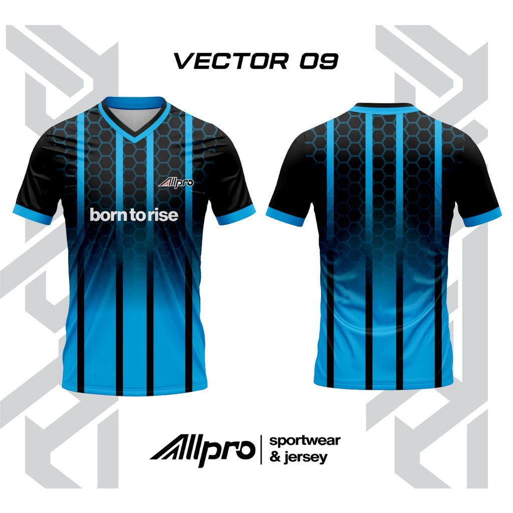 ALLPRO Kaos Sport Jersey PingPong Badminton Seri Vector 09 Kaos jersey pria Kaos Olahraga Kaos Futsa