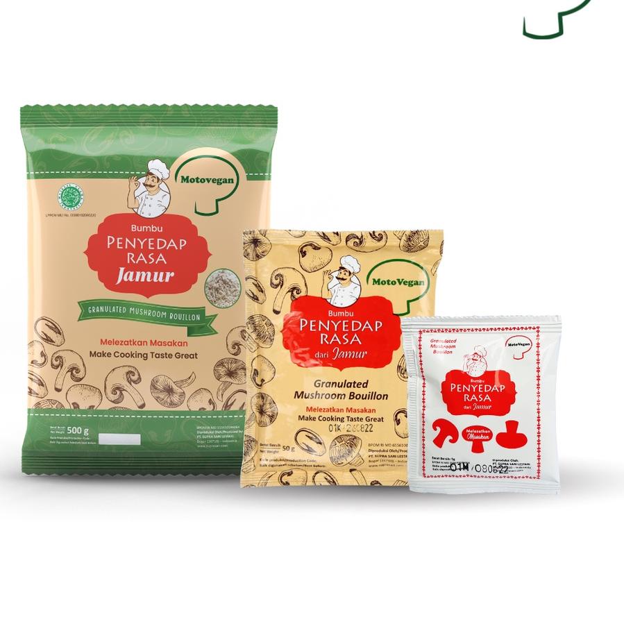 

✭ Motovegan Paket Hemat Kaldu r Non Msg 5Gr, 50Gr Dan 500Gr ™