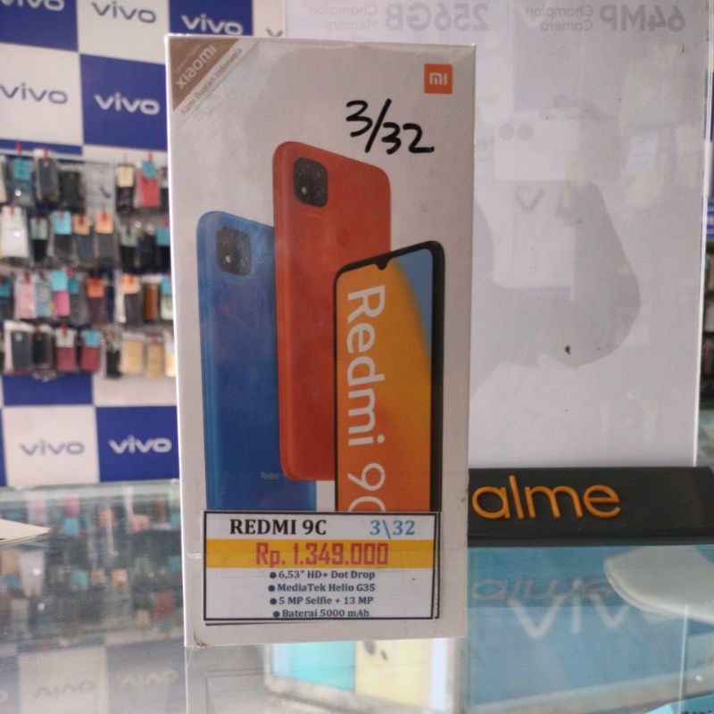 REDMI 9C RAM 3/32 NEW BARU NO REPACK SEGEL