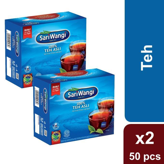 

3.3 COD Sariwangi Teh Asli Teh Celup Isi 50 (Twin Pack) .,..,.,.,.