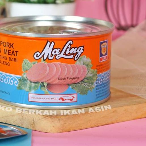 

✱ Ma Ling Luncheon Pork 397gram TTS Canned / Daging Ham Babi Maling ♥