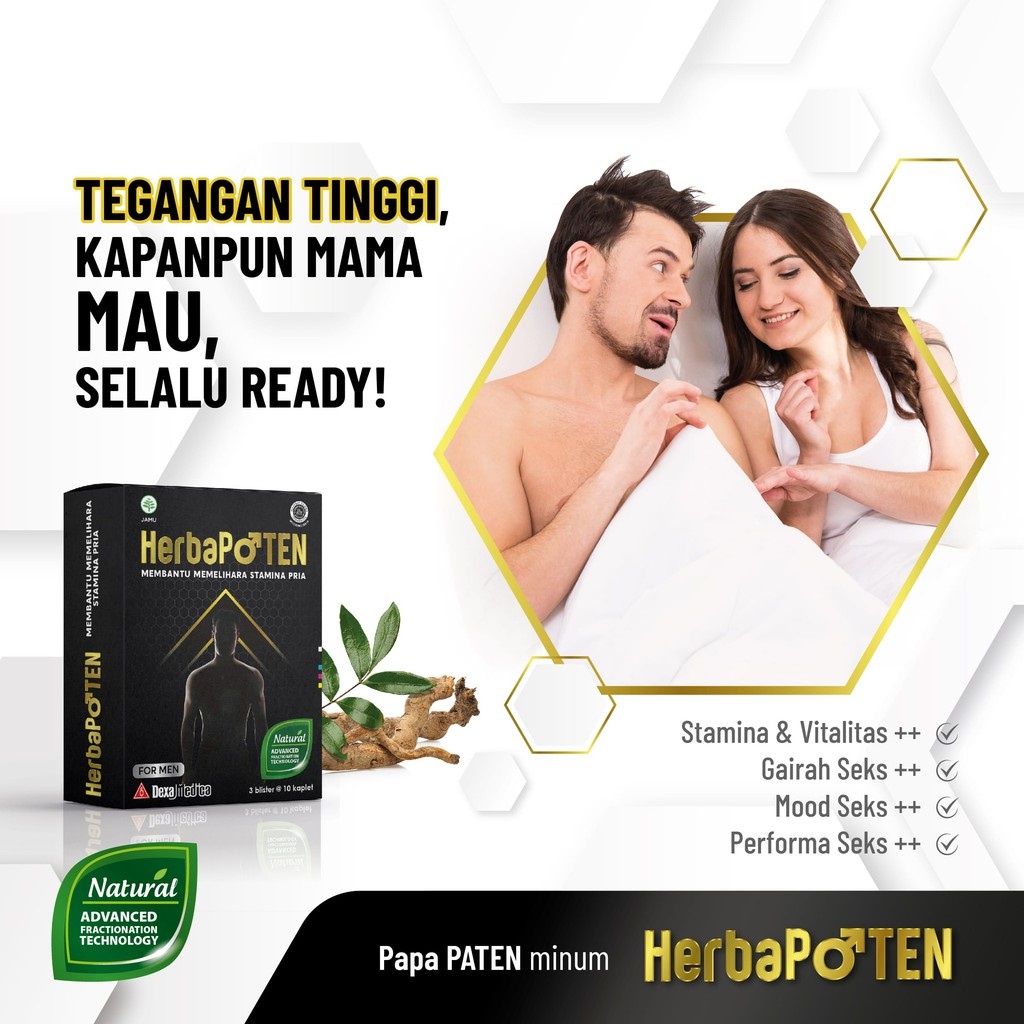 Herbapoten Suplemen Stamina Pria Dewasa Lebih Prima