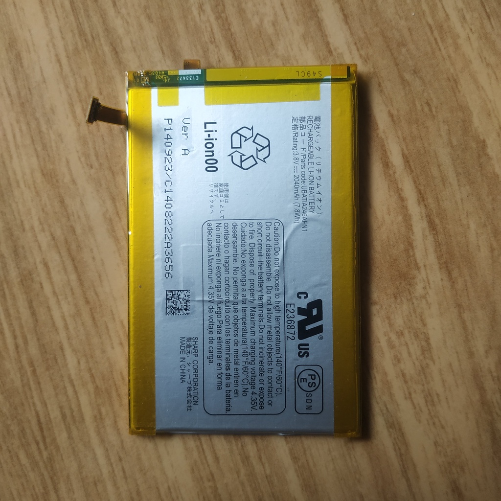 Baterai Sharp Aquos Crystal SH305 Battery Batre copotan