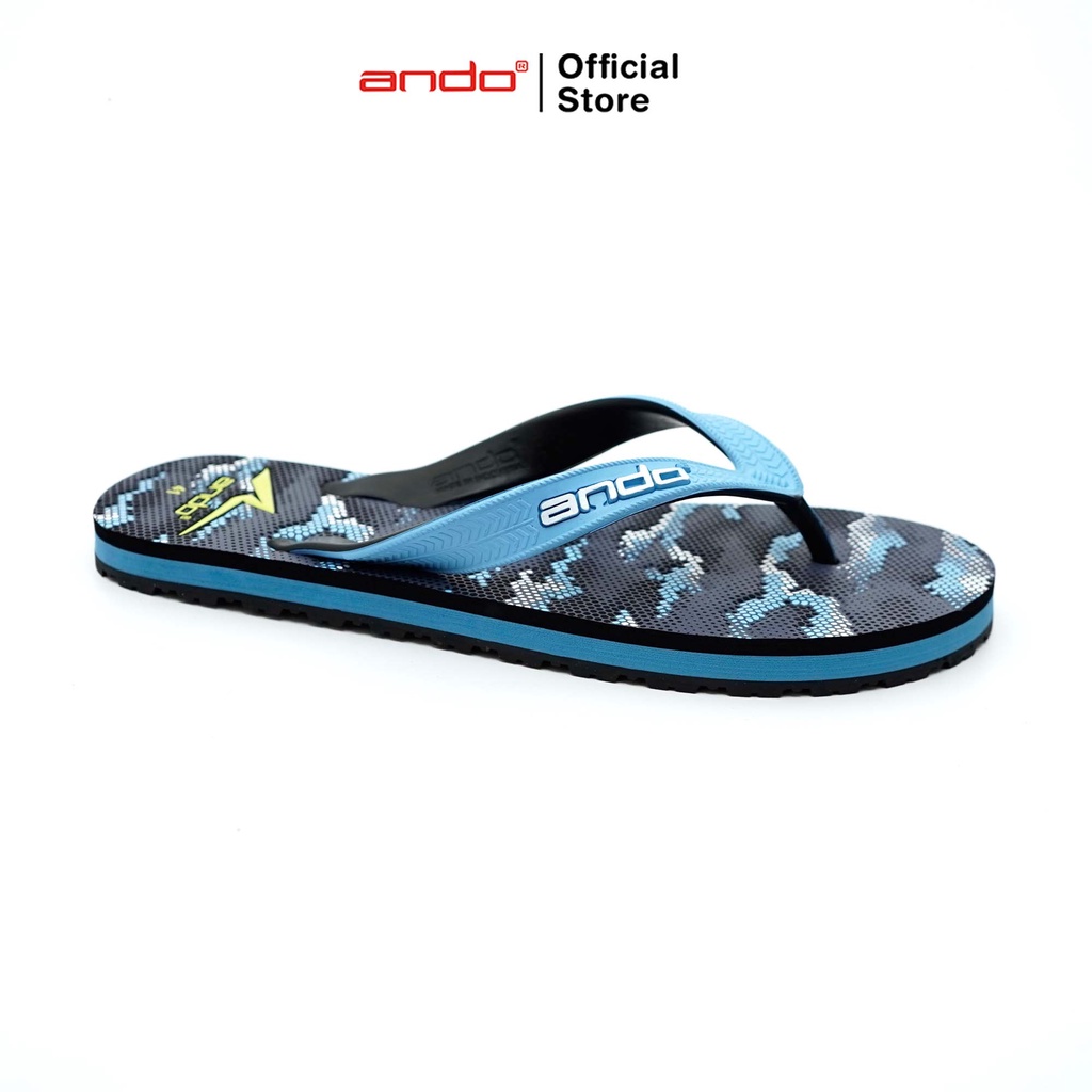 Ando Official Sandal Jepit Platoon Pria Dewasa - Biru Muda