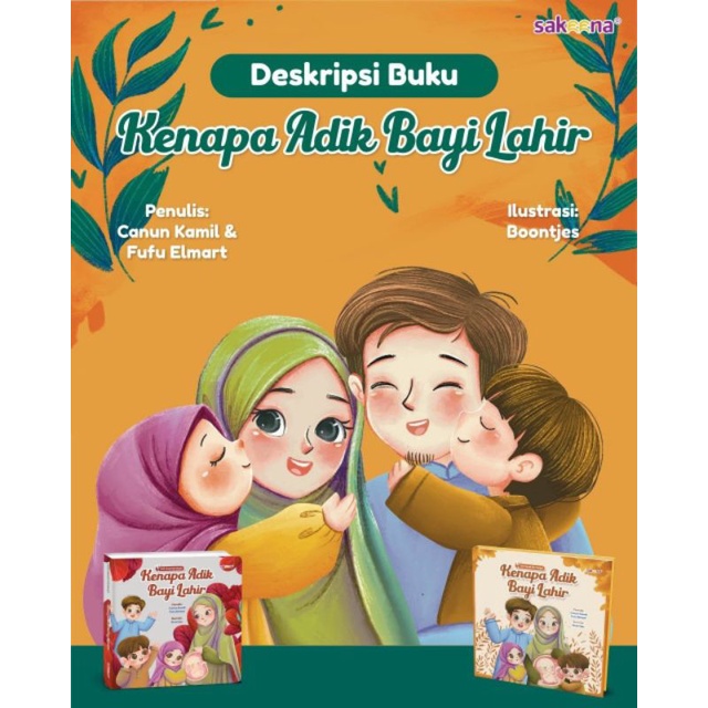 SAKEENA, BUKU SERI ANAK BERTANYA, BOARDBOOK, "KENAPA ADIK BAYI LAHIR "