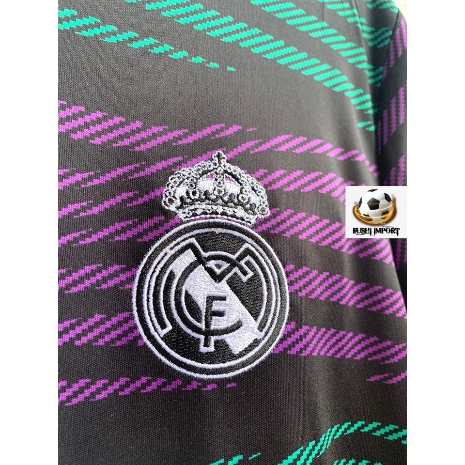 Jersey Baju Bola Madrid Training UCL Shirt 2022 2023 Grade Ori