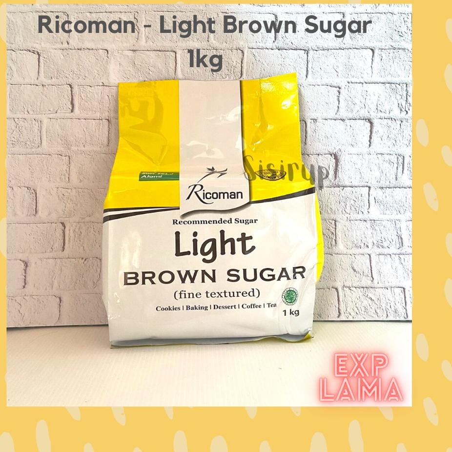 

➶ Light Brown Sugar Ricoman 1 KG / Light Ricoman ✿